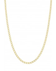 Złoty łańcuszek diamentowana pancerka 50 cm