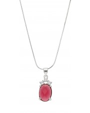 Srebrna zawieszka z kryształkami Swarovski