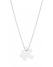 Srebrny naszyjnik puzzle