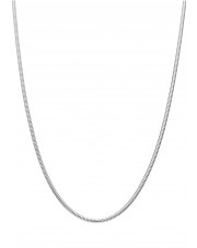 Srebrny łańcuszek żmijka linka 50 cm