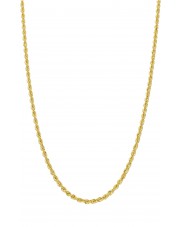 Złoty łańcuszek kordel 45 cm zlk4502