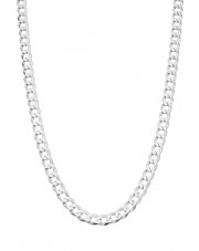Srebrny łańcuszek  pancerka 55 cm 