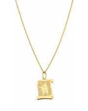 Złota zawieszka znak zodiaku Strzelec