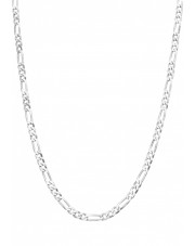 Srebrny łańcuszek figaro 55 cm