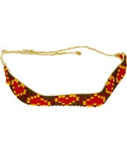 Bransoletka Etno Diamond - regulowana, ręcznie wykonana